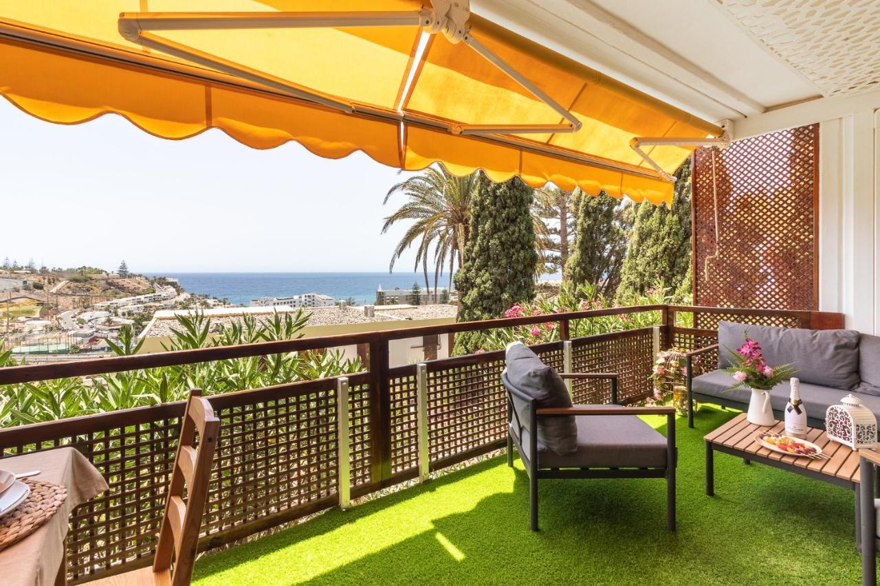 Increible Terraza con vistas al mar en San Agustín  Apartamento Exterior foto